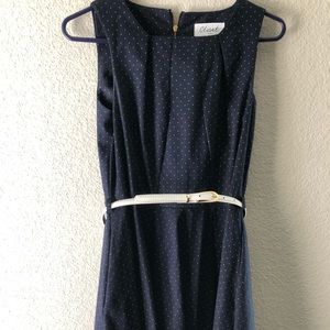 ModCloth navy dot dress